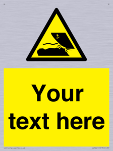 Custom Warning submerged objects in watercraft areas